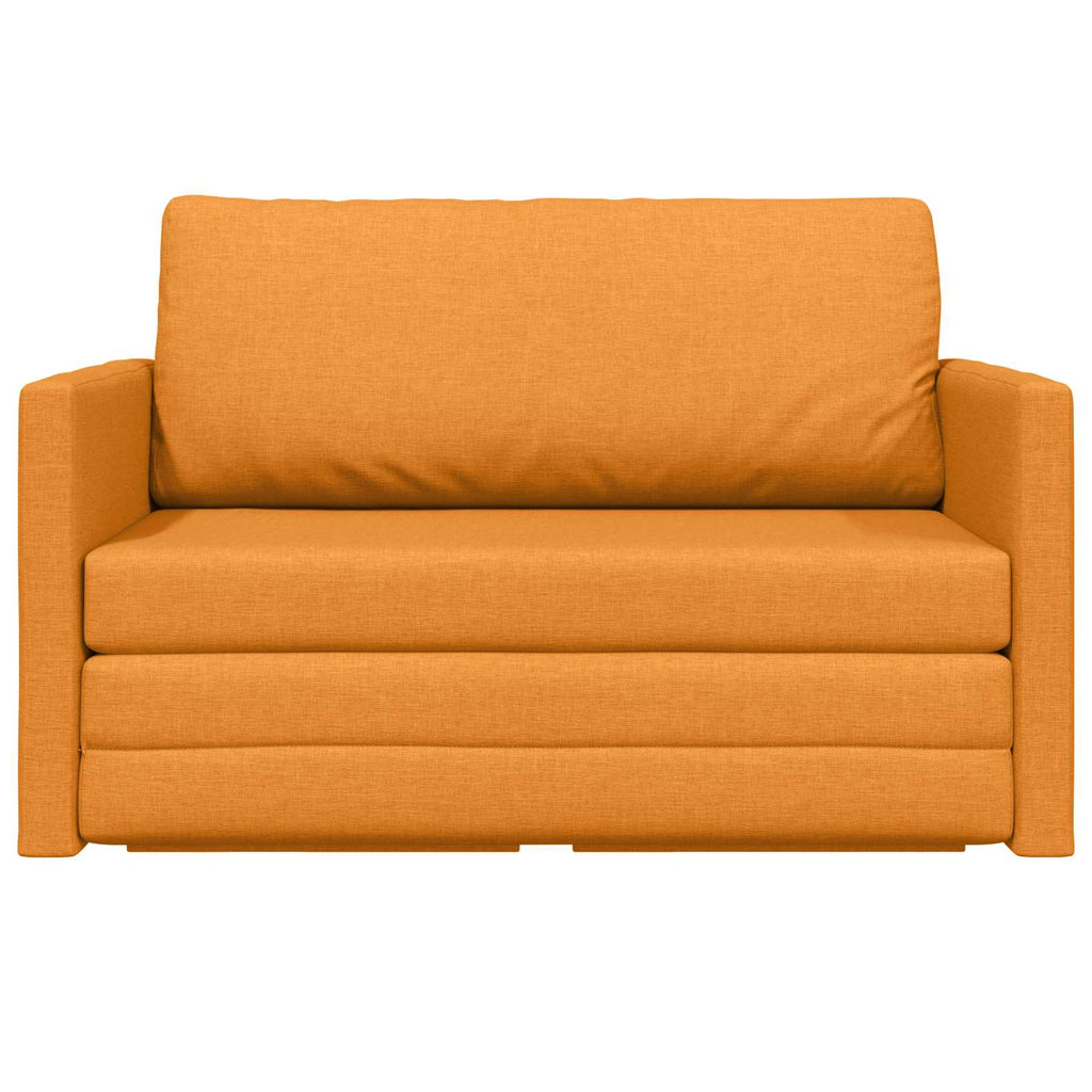 vidaXL Sofa Bed 110cm Ciemny Żółty tkanina