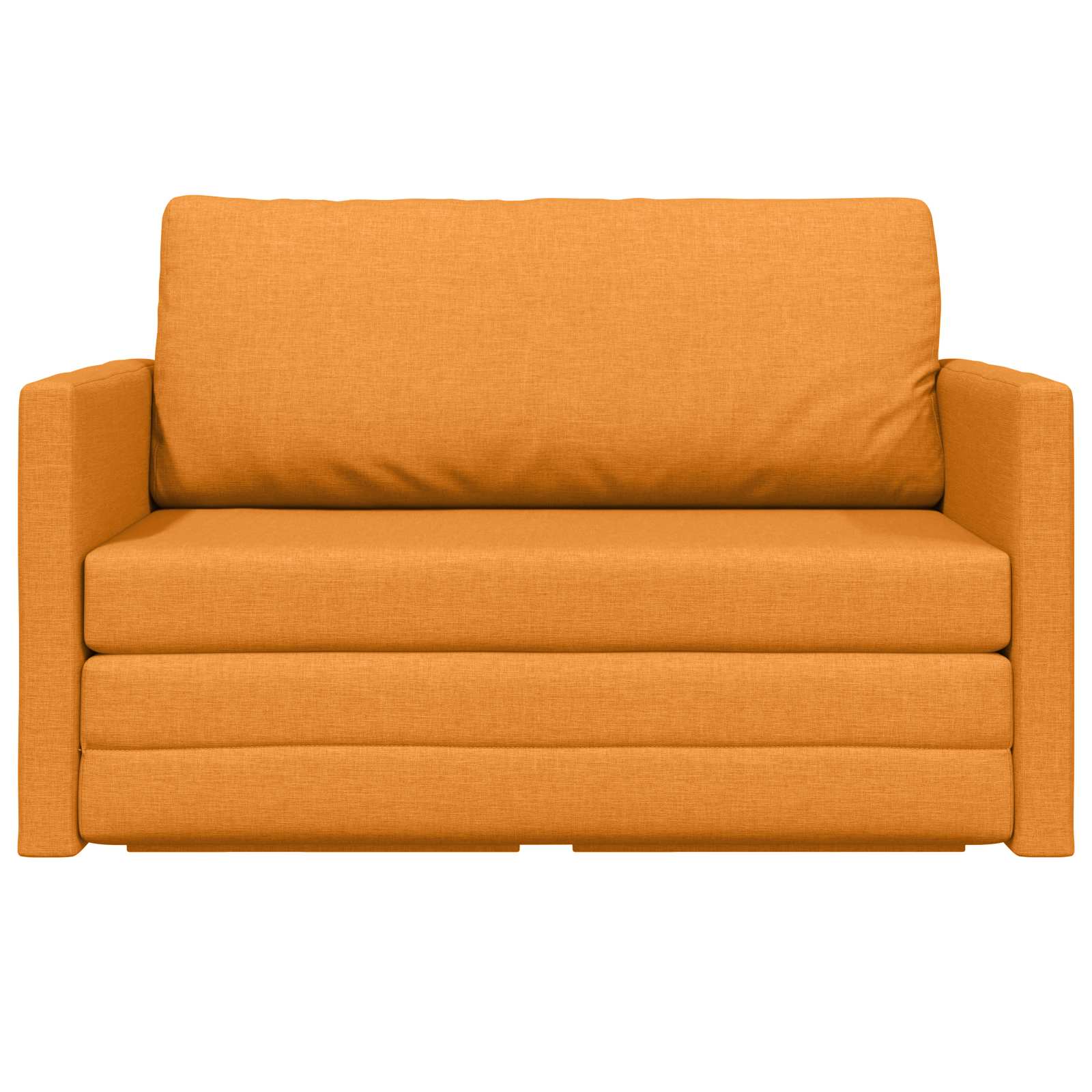 vidaXL Sofa Bed 110cm Ciemny Żółty tkanina