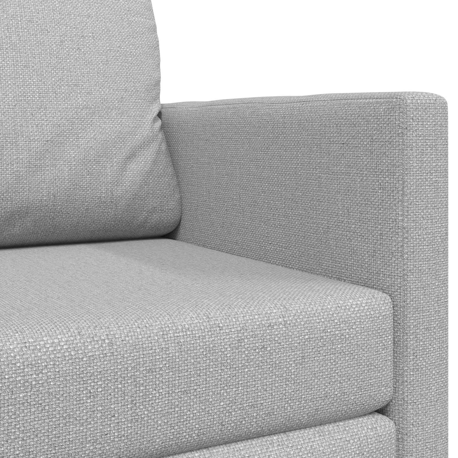 vidaXL Sofa Bed Szary chmur 124 x 71 x 78 cm tkanina