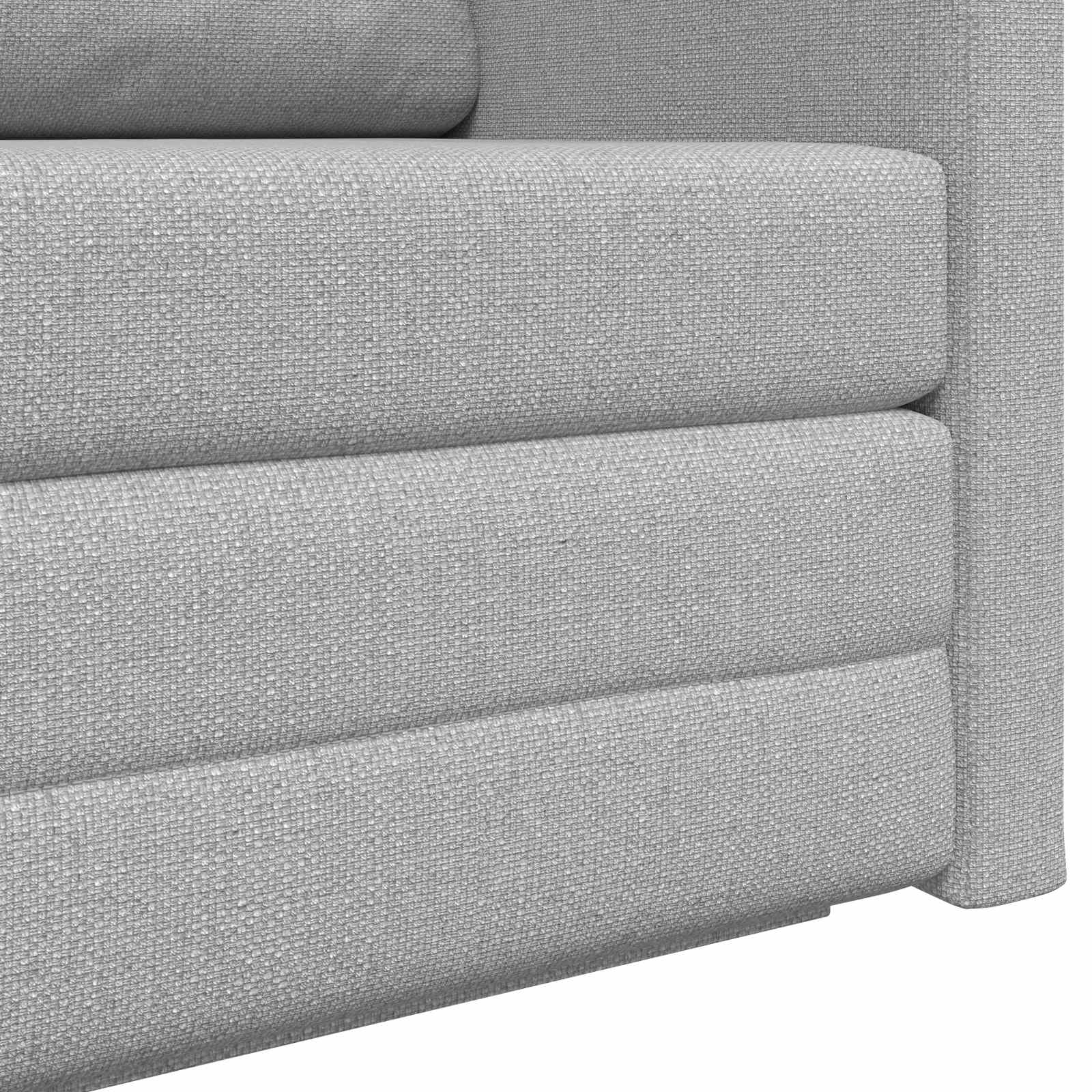 vidaXL Sofa Bed Szary chmur 124 x 71 x 78 cm tkanina