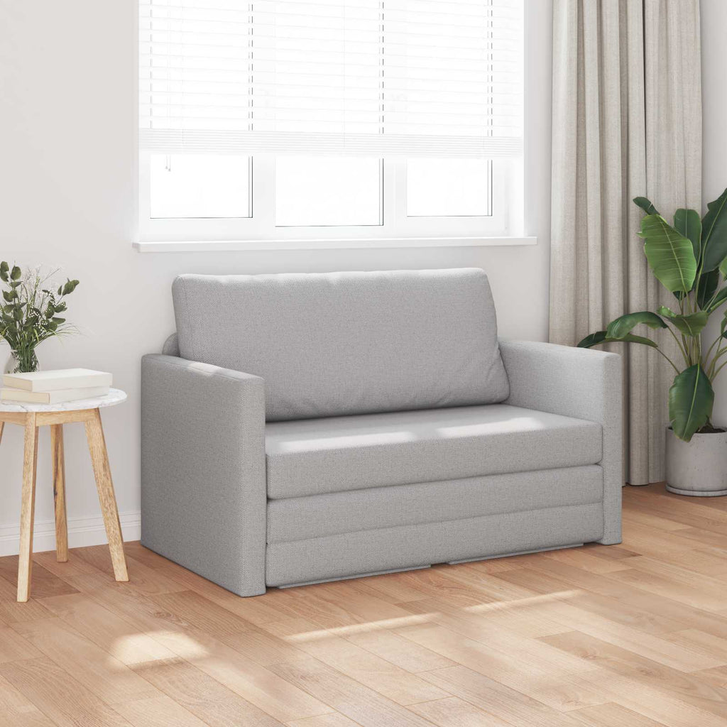 vidaXL Sofa Bed Szary chmur 124 x 71 x 78 cm tkanina