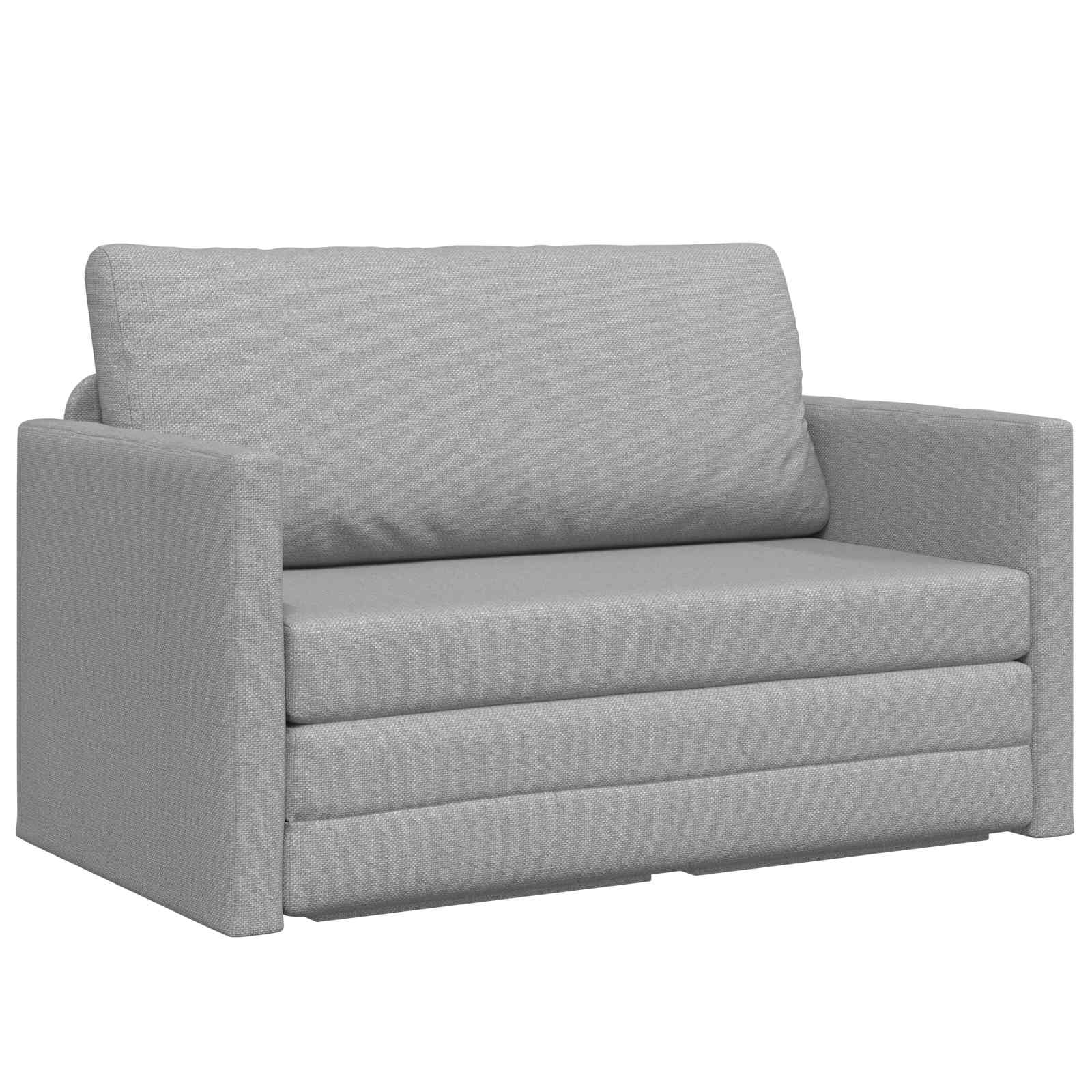 vidaXL Sofa Bed Szary chmur 124 x 71 x 78 cm tkanina