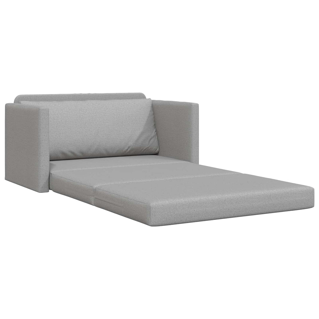 vidaXL Sofa Bed Szary chmur 124 x 71 x 78 cm tkanina