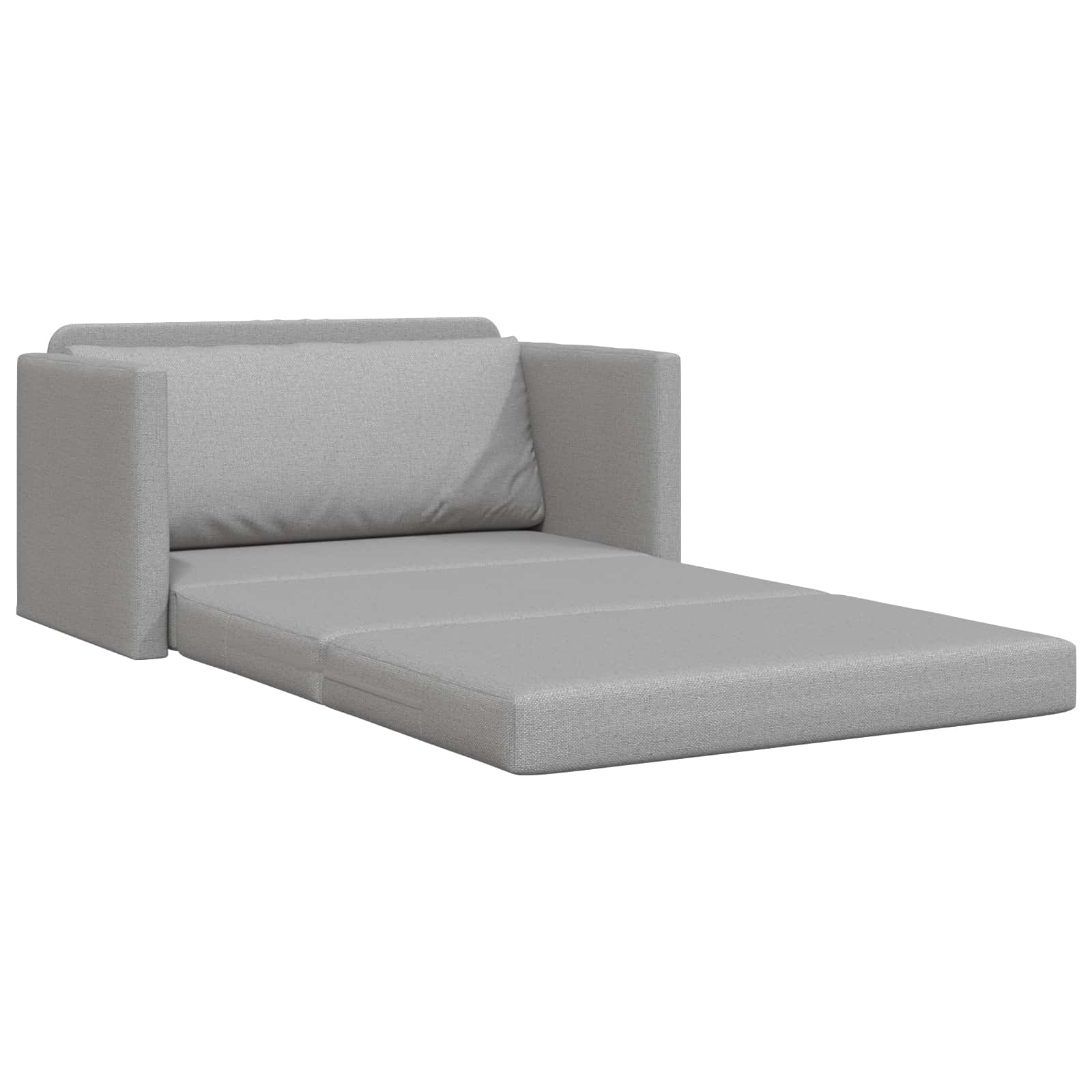 vidaXL Sofa Bed Szary chmur 124 x 71 x 78 cm tkanina