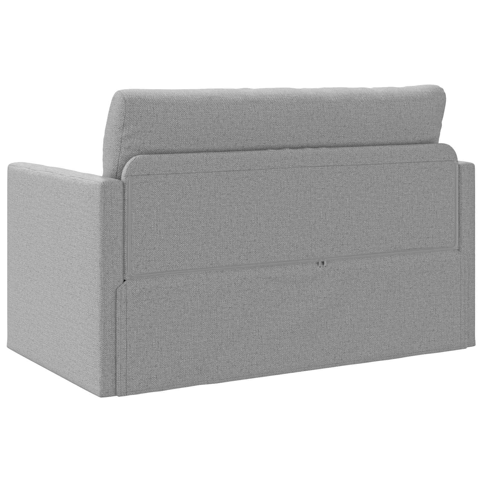 vidaXL Sofa Bed Szary chmur 124 x 71 x 78 cm tkanina