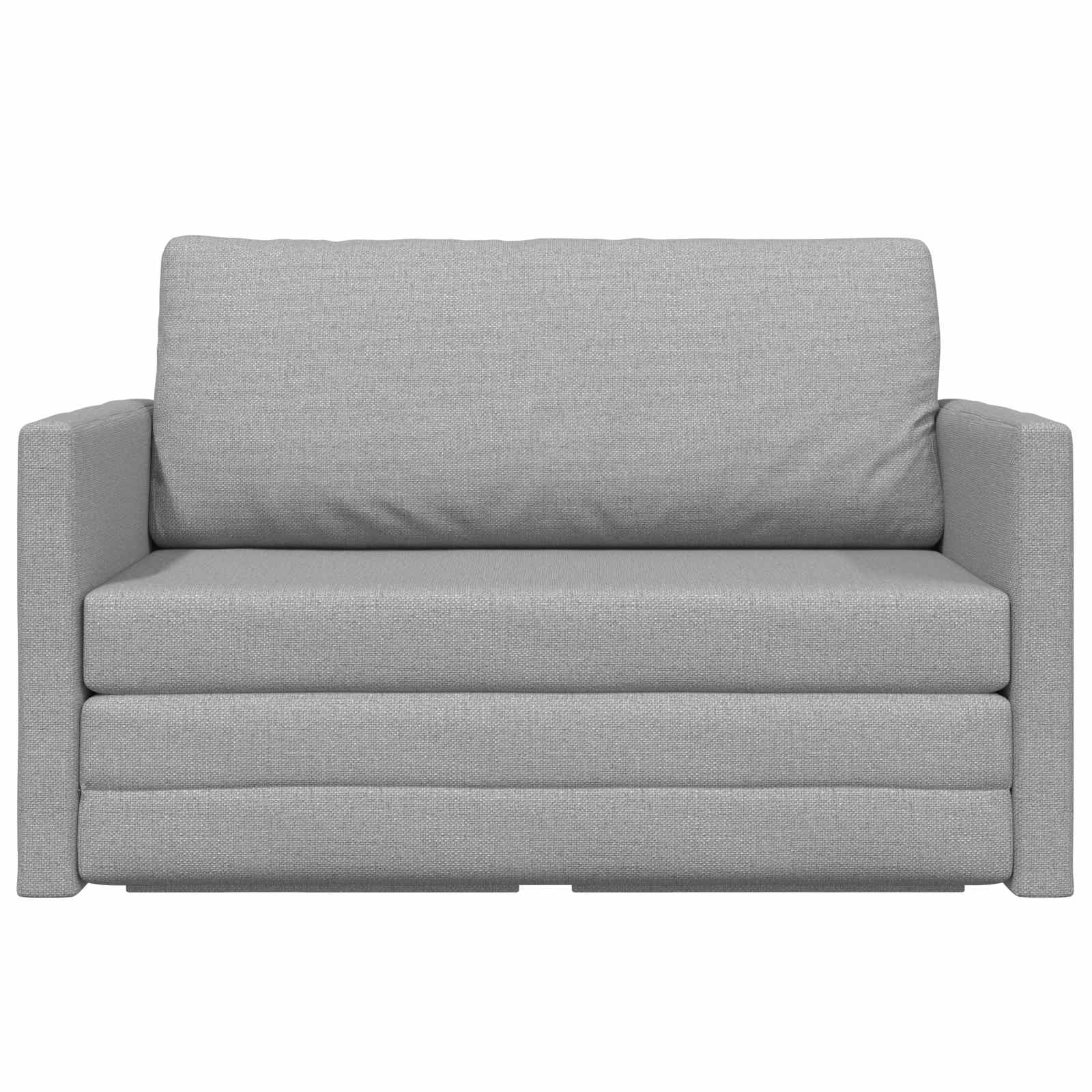 vidaXL Sofa Bed Szary chmur 124 x 71 x 78 cm tkanina