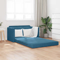 vidaXL Sofa Bed Niebieski 124 x 71 x 78 cm Aksamit