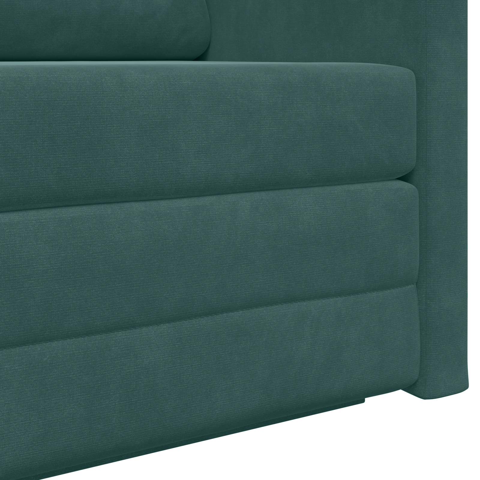 vidaXL Sofa Bed Ciemna zieleń 124 x 71 x 78 cm Aksamit