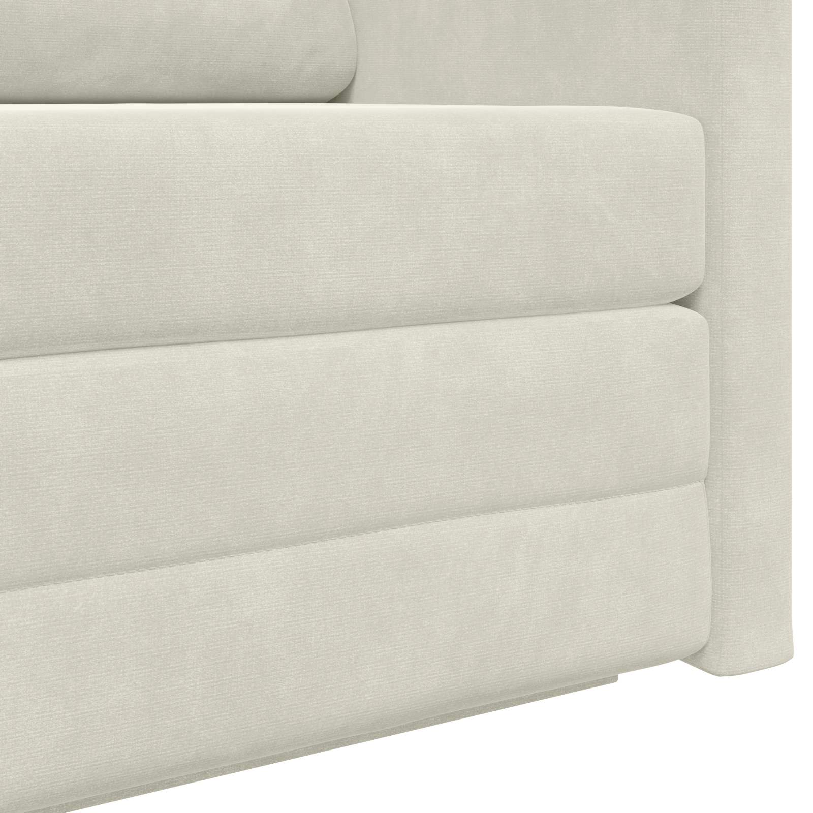 vidaXL Sofa Bed Kremowy 124 x 71 x 78 cm Aksamit