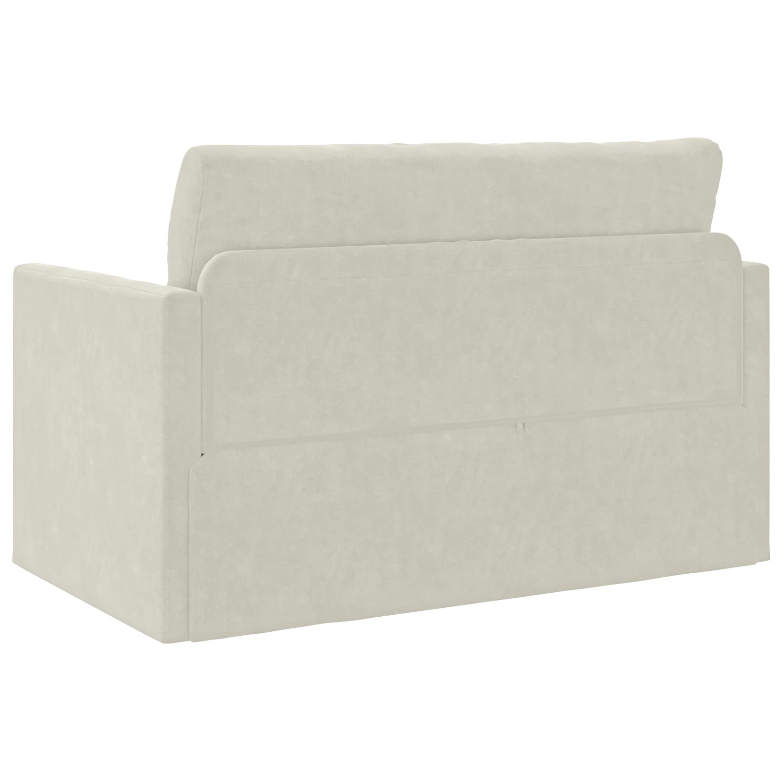 vidaXL Sofa Bed Kremowy 124 x 71 x 78 cm Aksamit