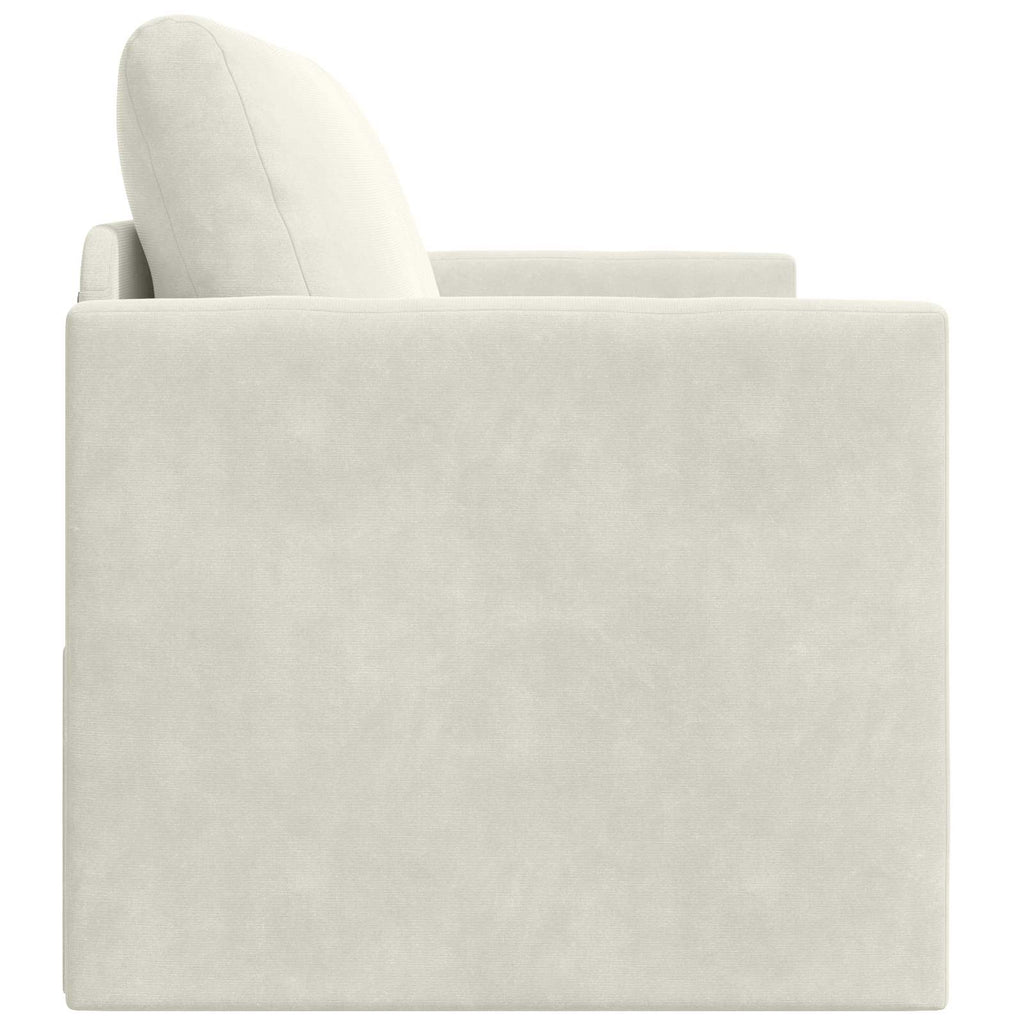vidaXL Sofa Bed Kremowy 124 x 71 x 78 cm Aksamit