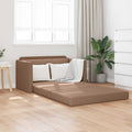 vidaXL Sofa Bed Cappuccino 124 x 71 x 78 cm Sztuczna skóra
