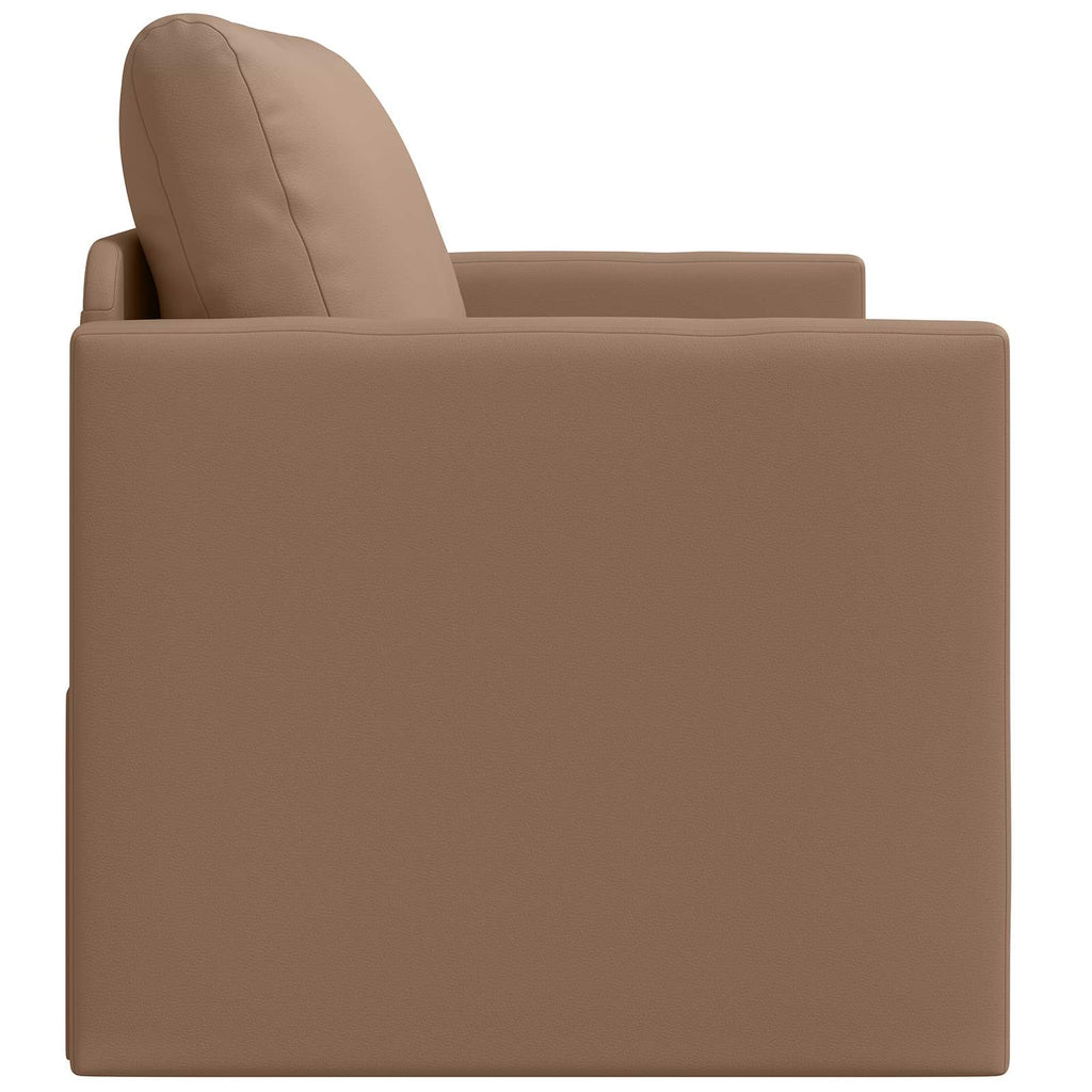 vidaXL Sofa Bed Cappuccino 124 x 71 x 78 cm Sztuczna skóra