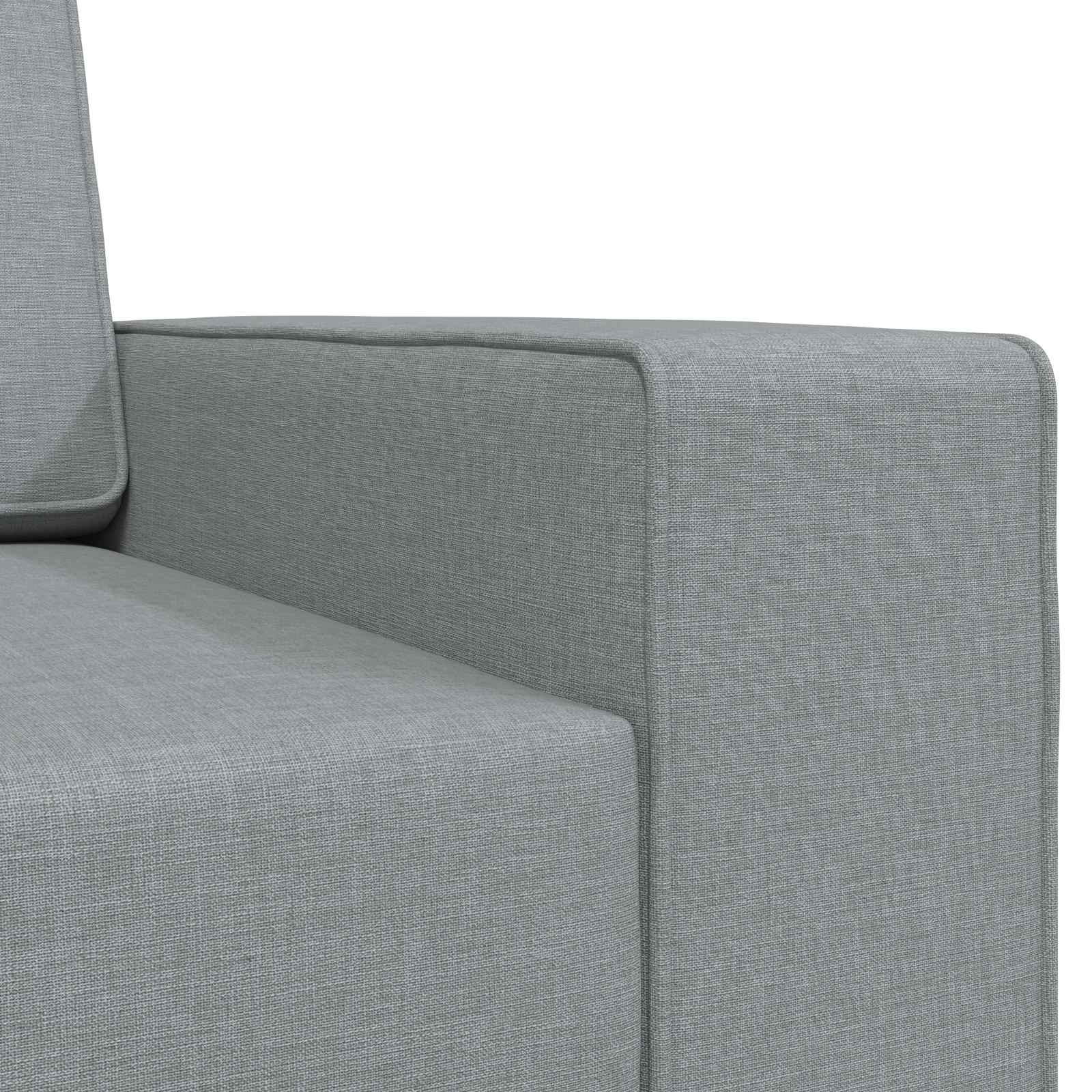 vidaXL Sofa Bed Jasnoszary 245 x 78 x 77 cm tkanina