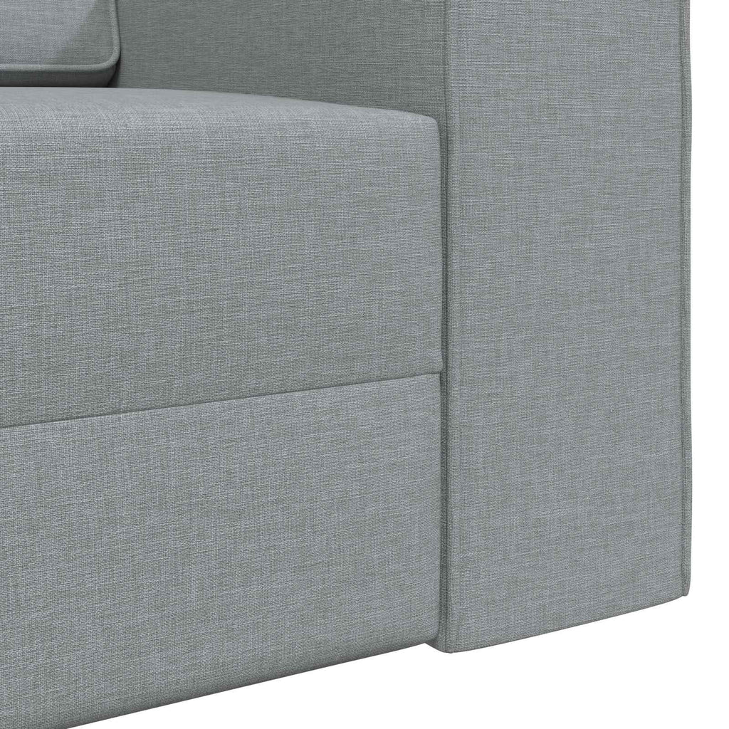 vidaXL Sofa Bed Jasnoszary 245 x 78 x 77 cm tkanina