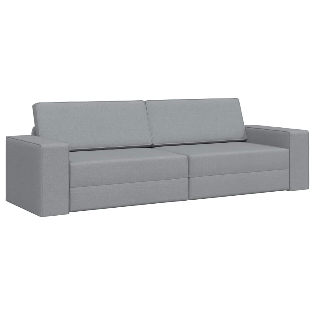 vidaXL Sofa Bed Jasnoszary 245 x 78 x 77 cm tkanina