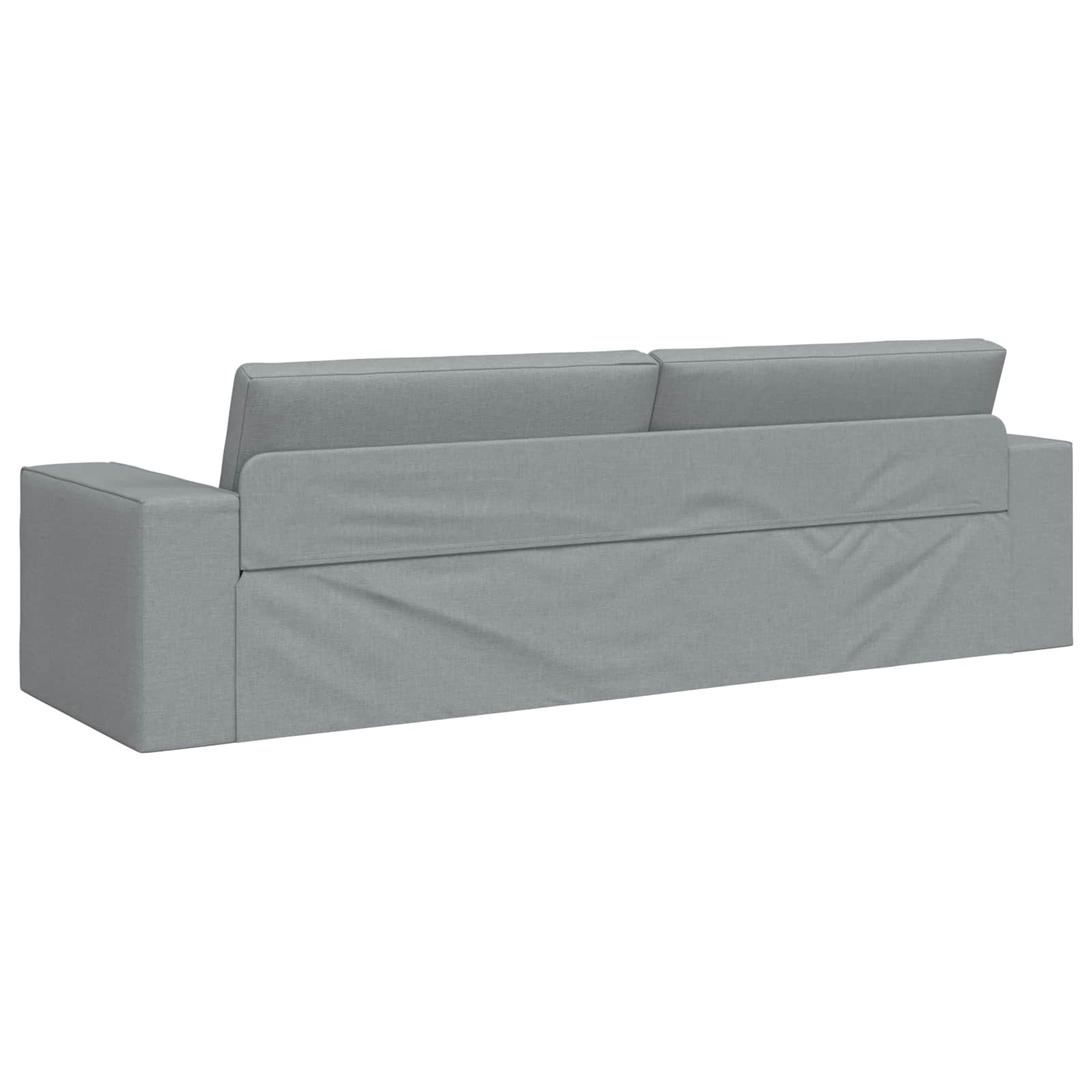 vidaXL Sofa Bed Jasnoszary 245 x 78 x 77 cm tkanina