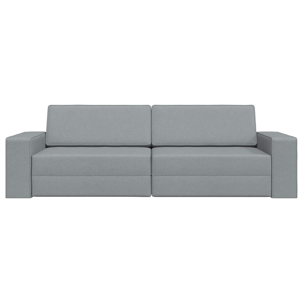 vidaXL Sofa Bed Jasnoszary 245 x 78 x 77 cm tkanina