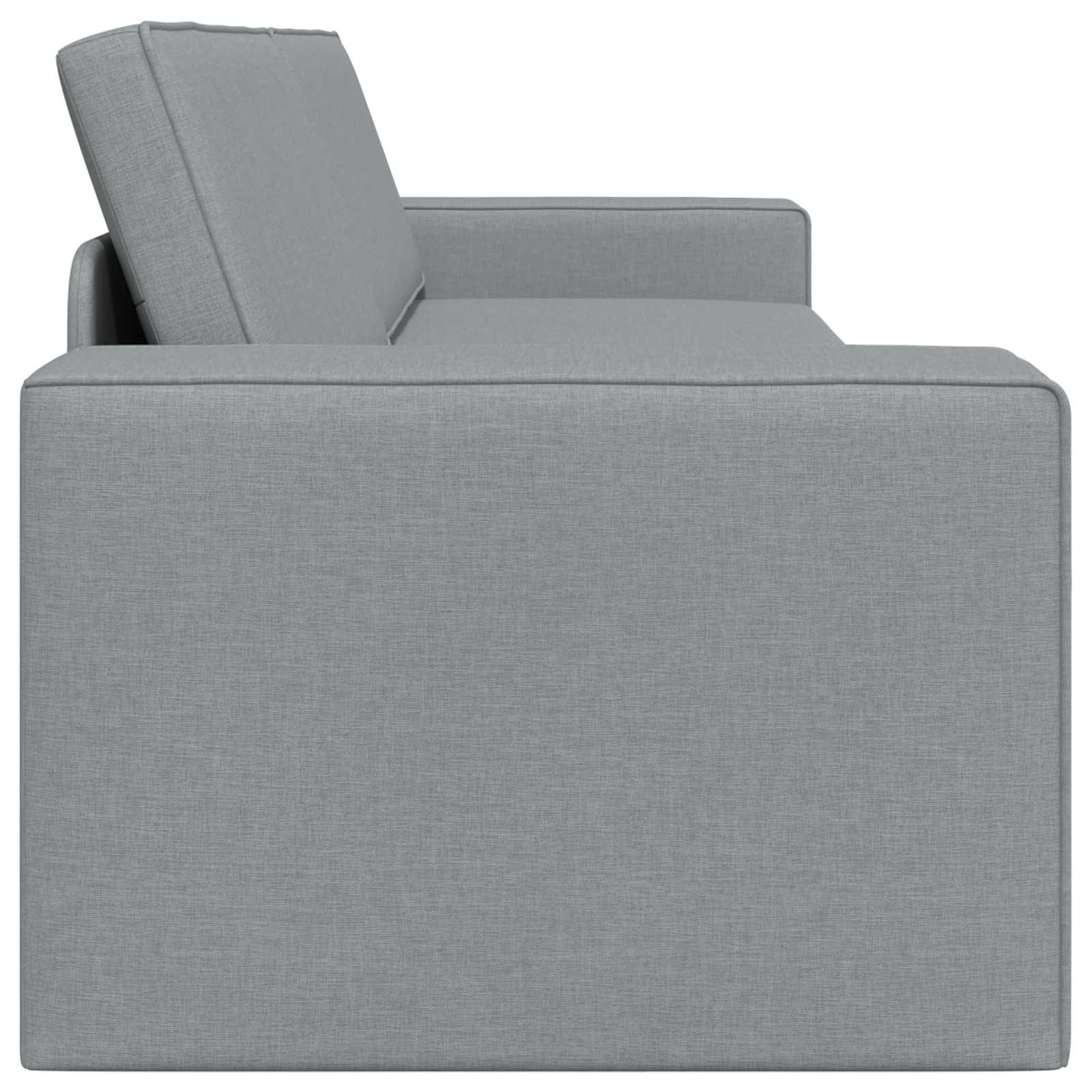 vidaXL Sofa Bed Jasnoszary 245 x 78 x 77 cm tkanina