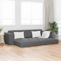 vidaXL Sofa Bed Ciemnoszary 245 x 78 x 77 cm tkanina