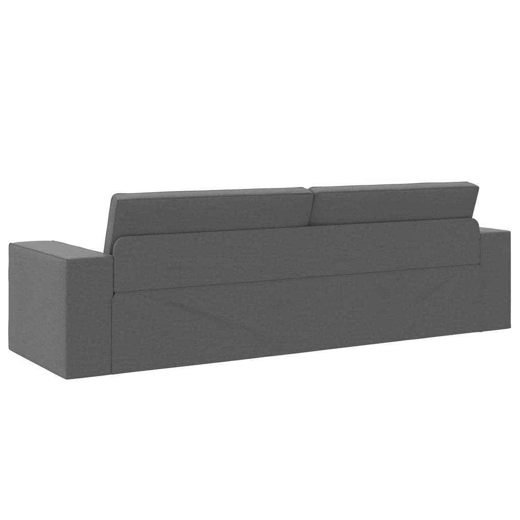 vidaXL Sofa Bed Ciemnoszary 245 x 78 x 77 cm tkanina
