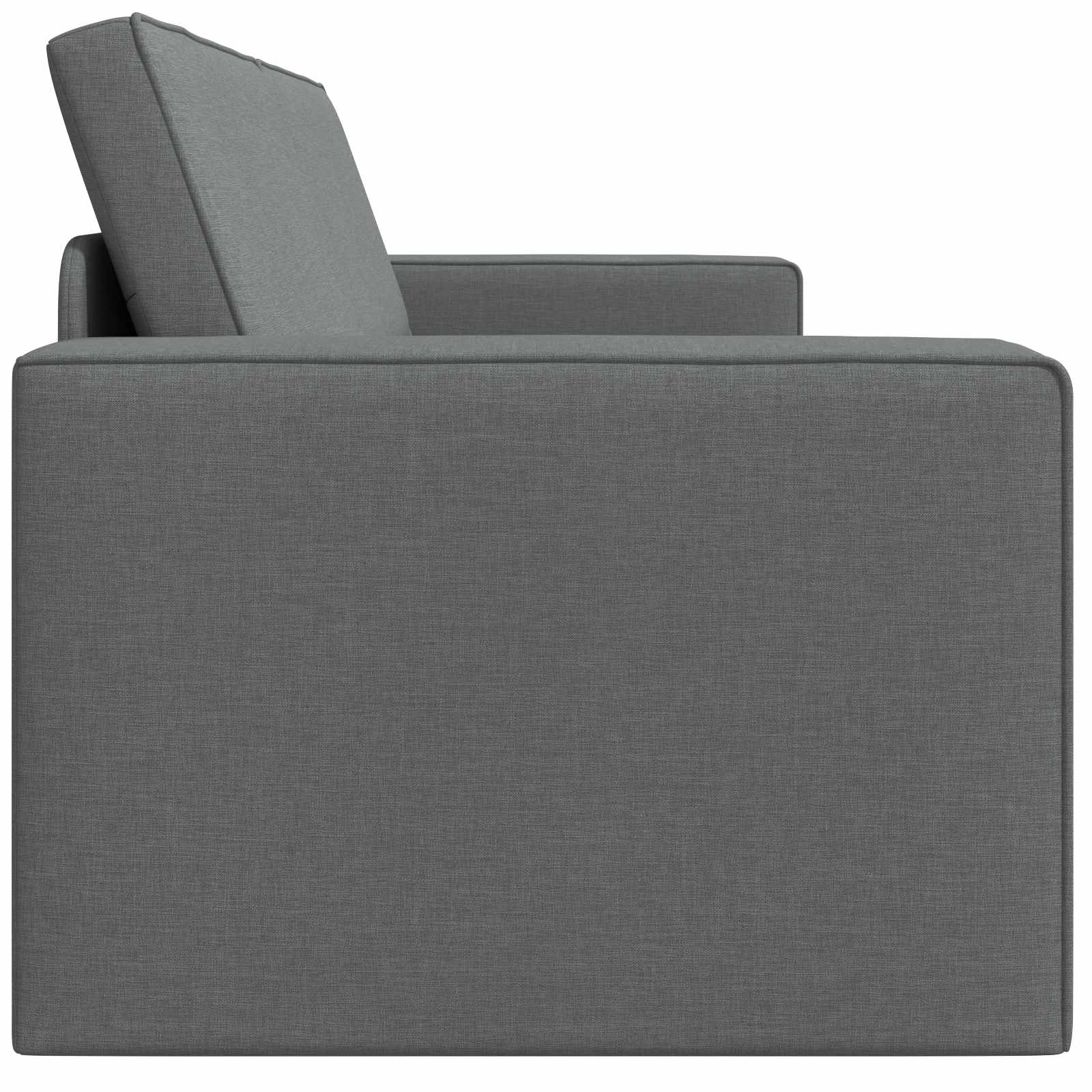 vidaXL Sofa Bed Ciemnoszary 245 x 78 x 77 cm tkanina