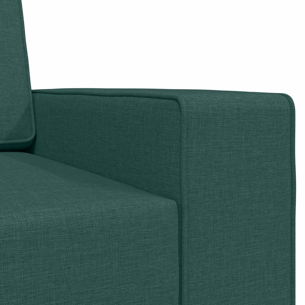 vidaXL Sofa Bed Ciemna zieleń 245 x 78 x 77 cm tkanina
