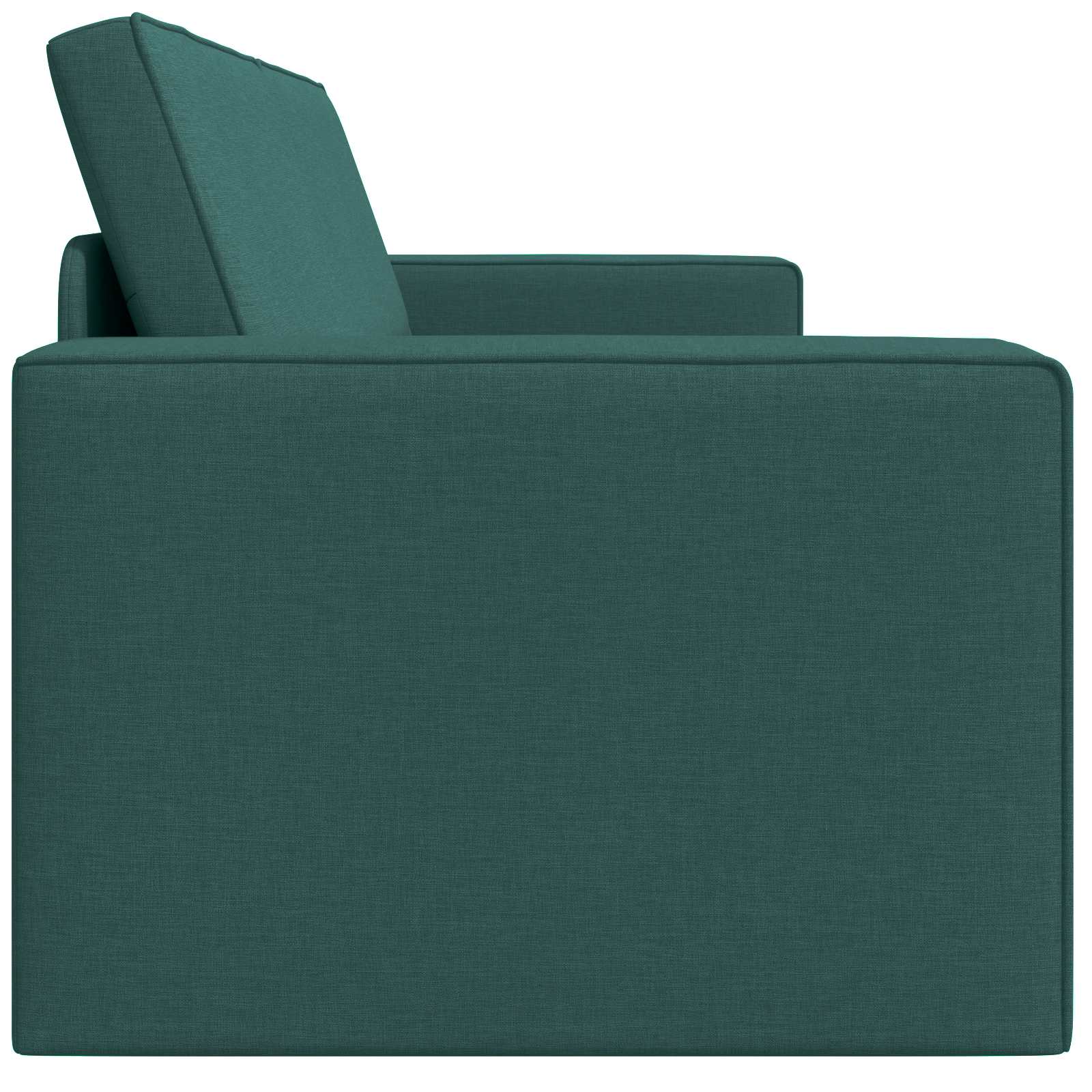 vidaXL Sofa Bed Ciemna zieleń 245 x 78 x 77 cm tkanina