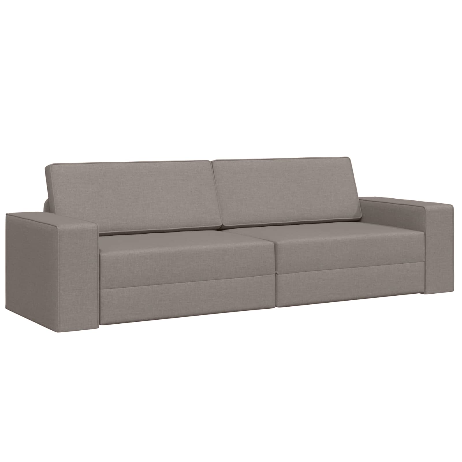vidaXL Sofa Bed Ciemnoszary 245 x 78 x 77 cm tkanina