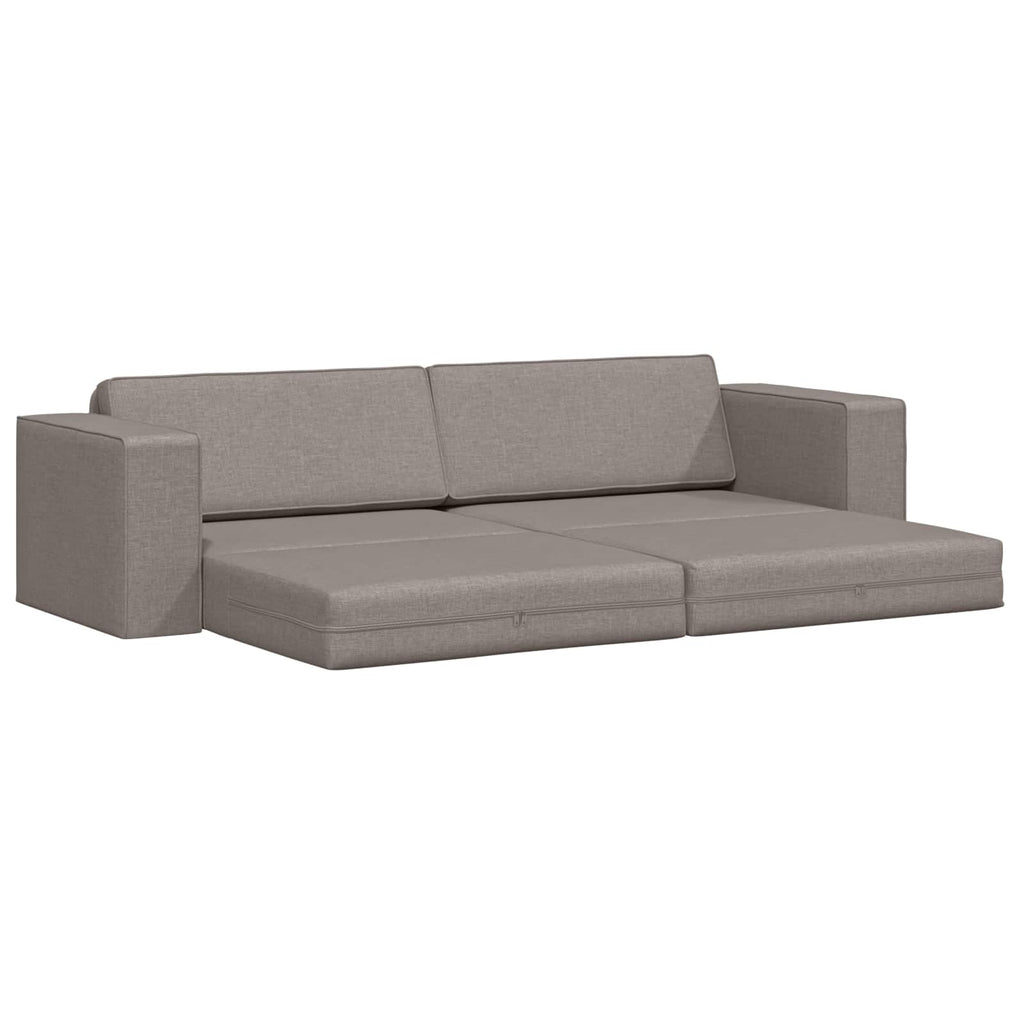 vidaXL Sofa Bed Ciemnoszary 245 x 78 x 77 cm tkanina