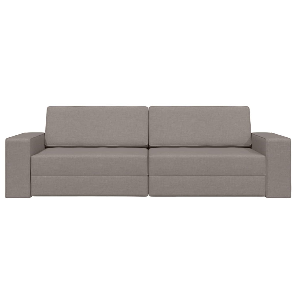 vidaXL Sofa Bed Ciemnoszary 245 x 78 x 77 cm tkanina