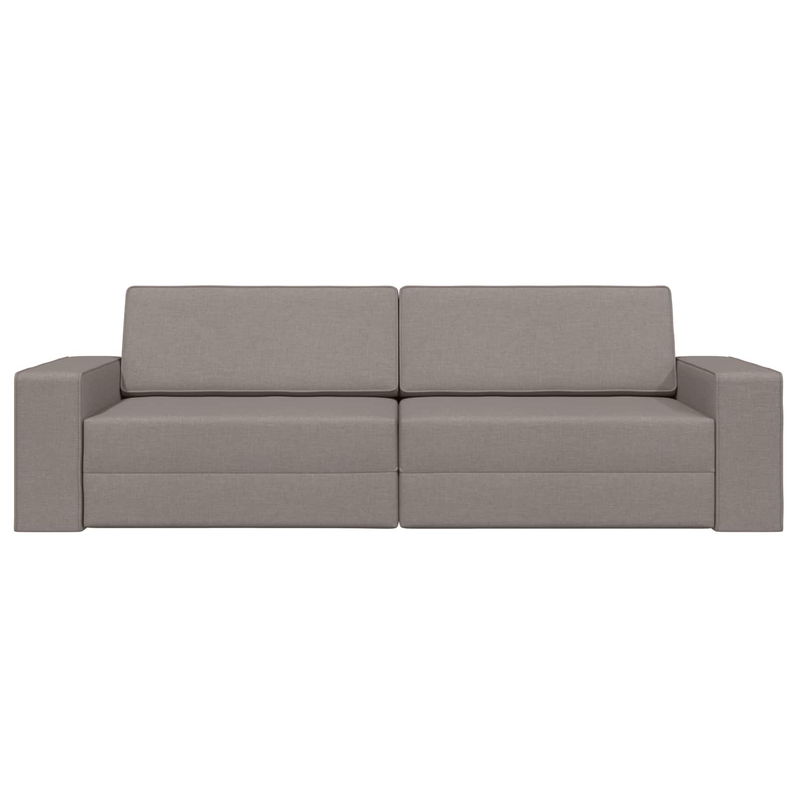 vidaXL Sofa Bed Ciemnoszary 245 x 78 x 77 cm tkanina
