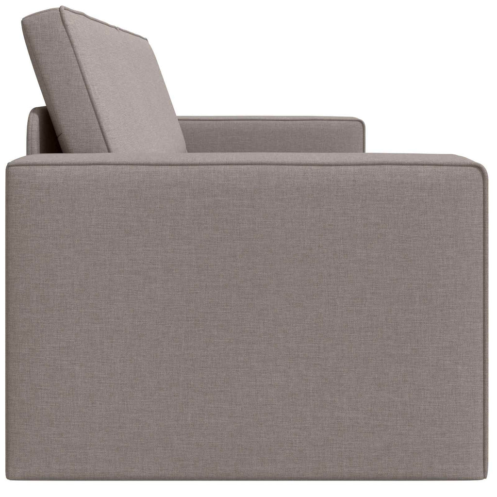 vidaXL Sofa Bed Ciemnoszary 245 x 78 x 77 cm tkanina