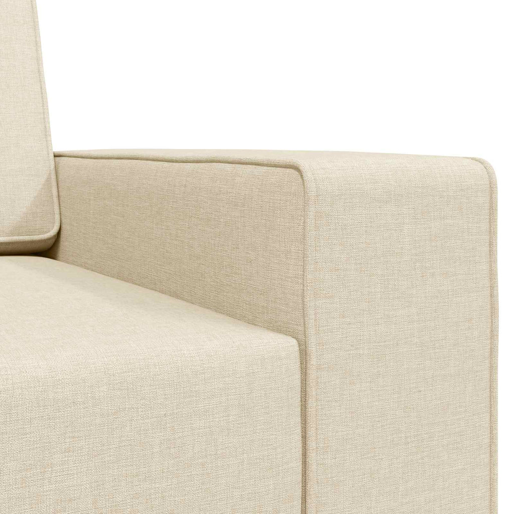 vidaXL Sofa Bed Kremowy 245 x 78 x 77 cm tkanina