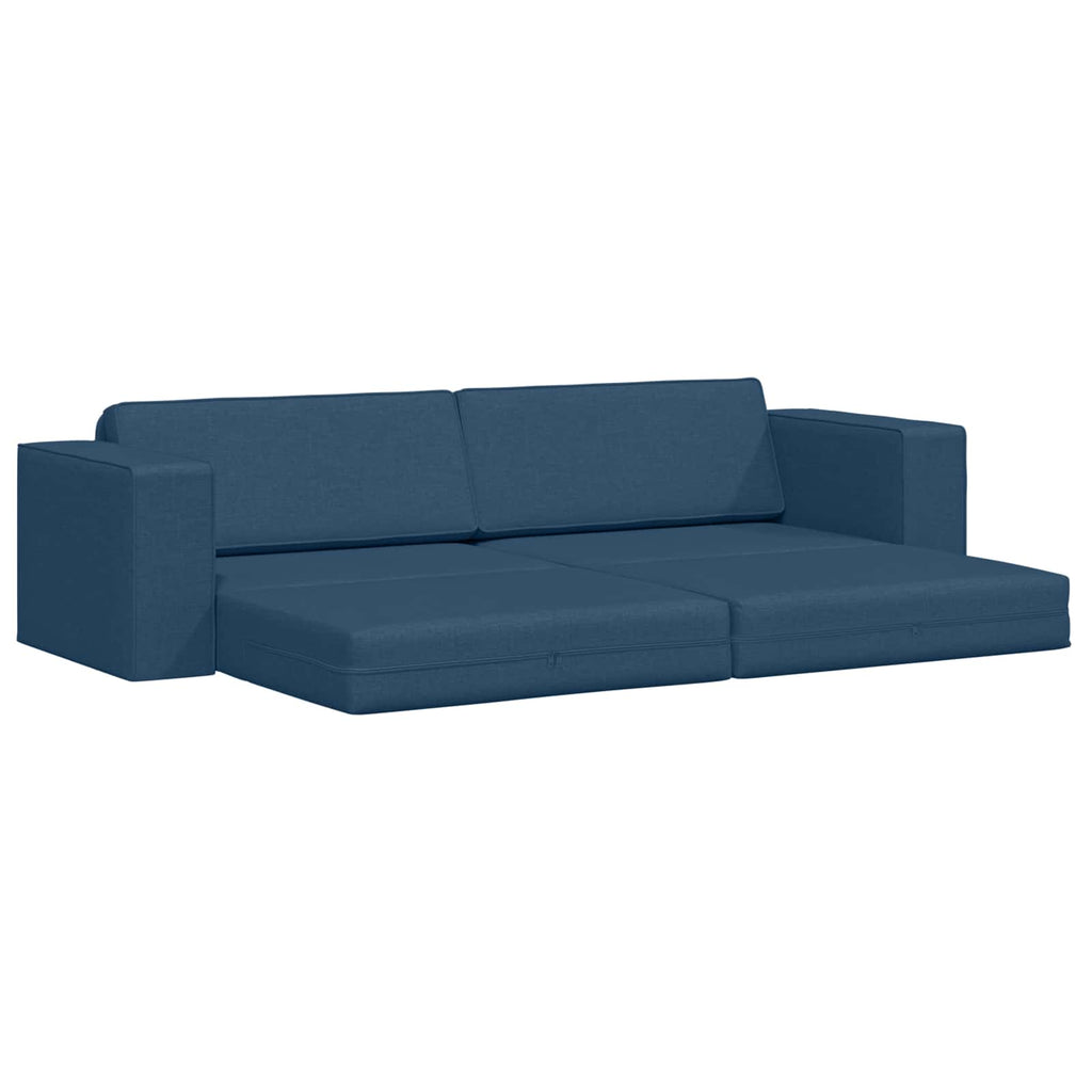 vidaXL Sofa Bed Granatowy 245 x 78 x 77 cm tkanina