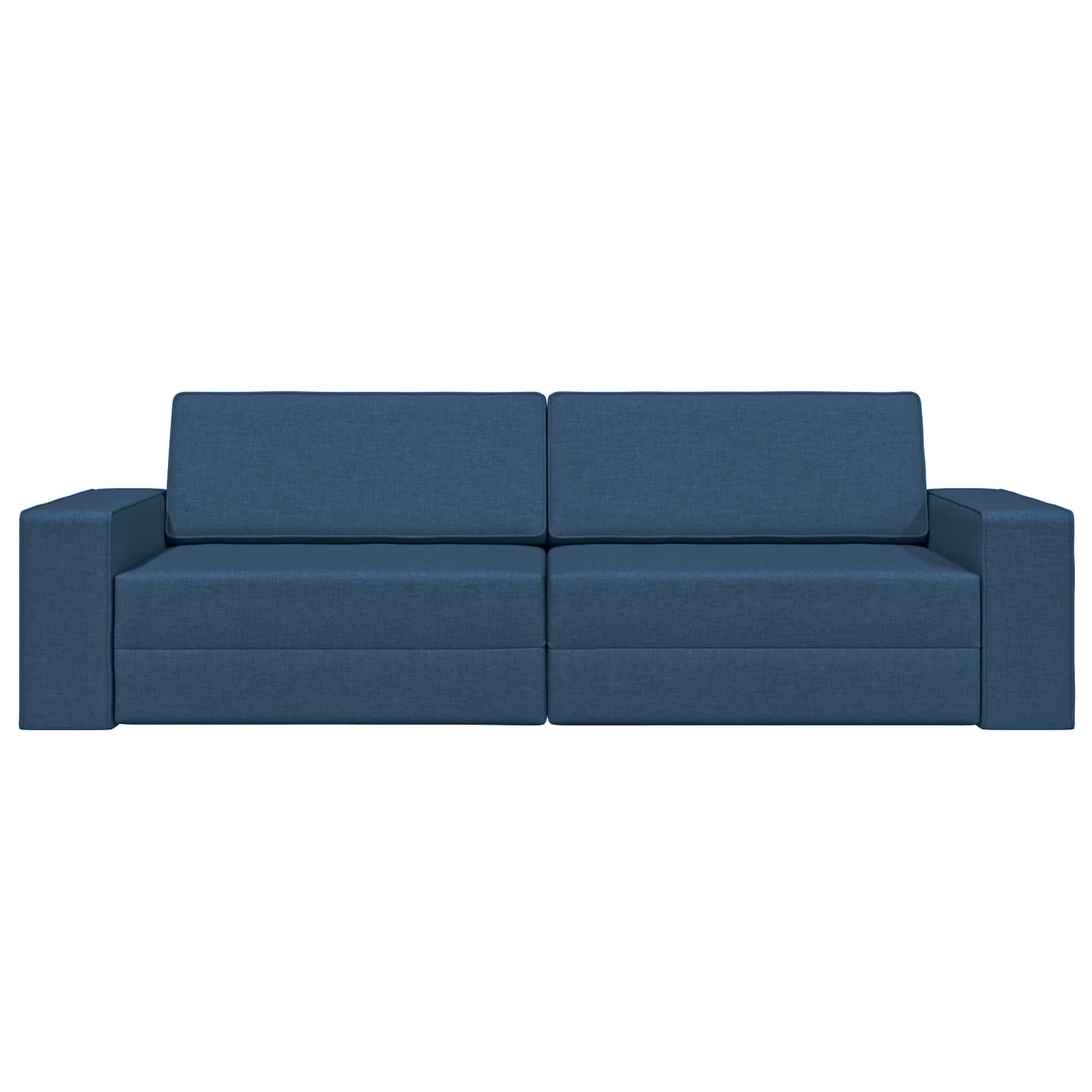 vidaXL Sofa Bed Granatowy 245 x 78 x 77 cm tkanina