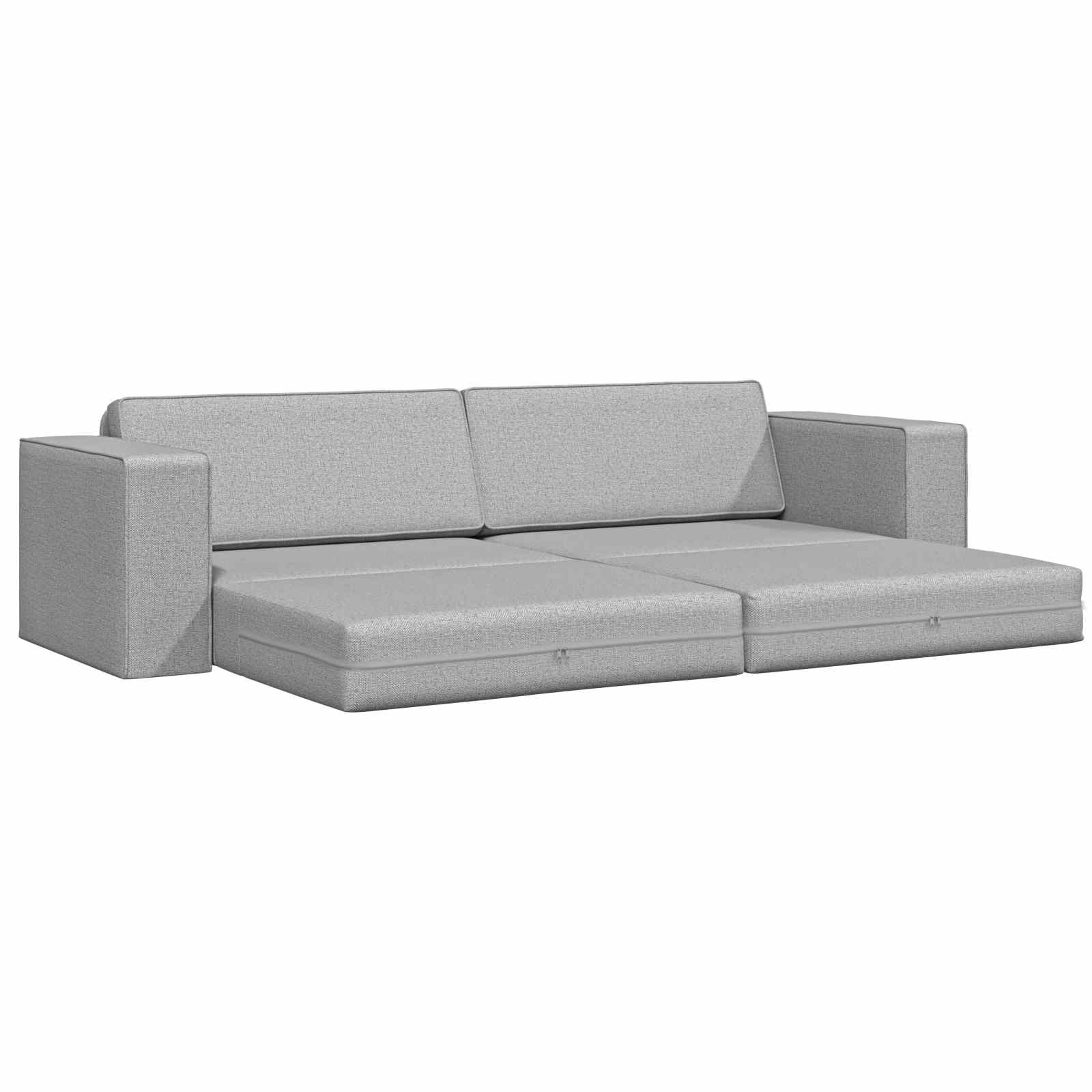 vidaXL Sofa Bed Szary chmur 245 x 78 x 77 cm tkanina