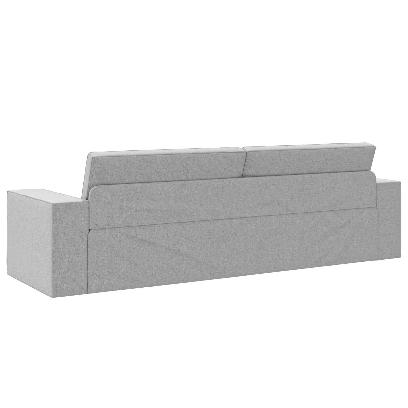 vidaXL Sofa Bed Szary chmur 245 x 78 x 77 cm tkanina