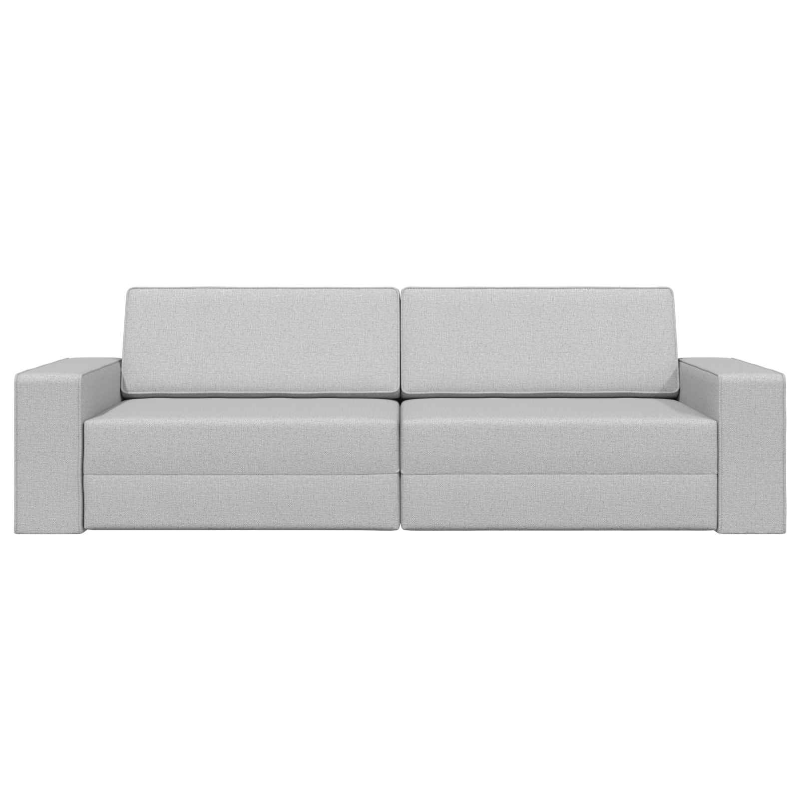 vidaXL Sofa Bed Szary chmur 245 x 78 x 77 cm tkanina
