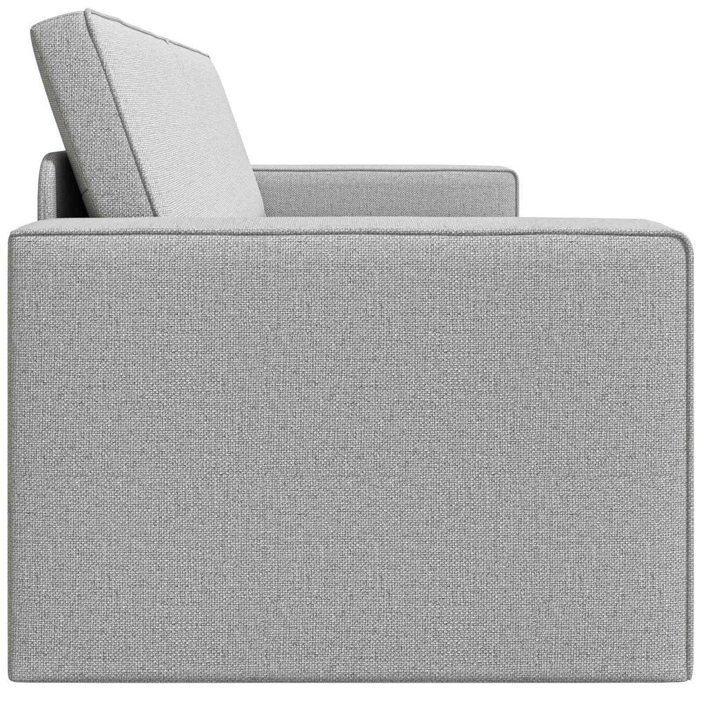 vidaXL Sofa Bed Szary chmur 245 x 78 x 77 cm tkanina