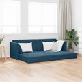 vidaXL Sofa podłogowa z funkcją spania Niebieski 213 x 70 x 77 cm