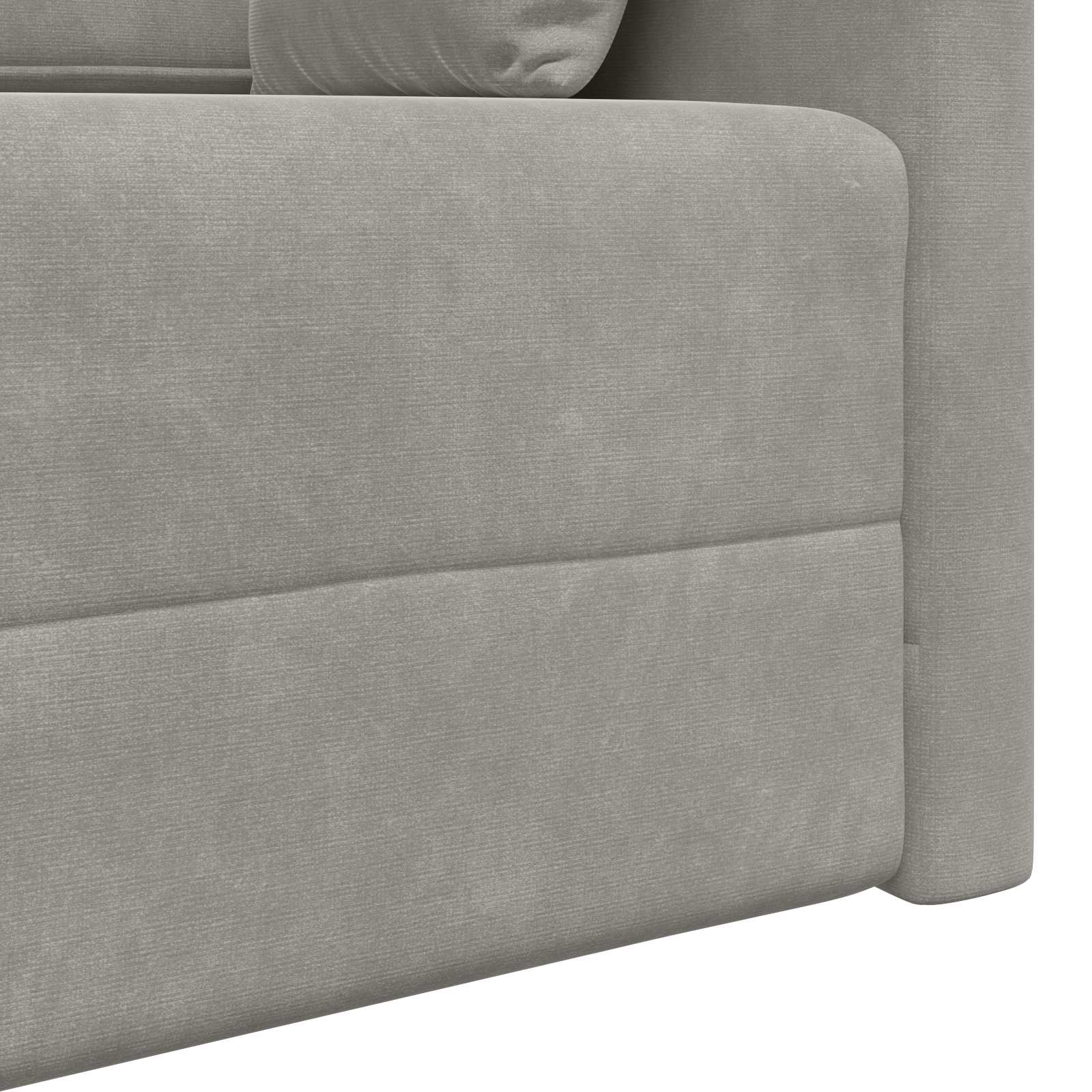 vidaXL Sofa podłogowa z funkcją spania Jasnoszary 213 x 70 x 77 cm