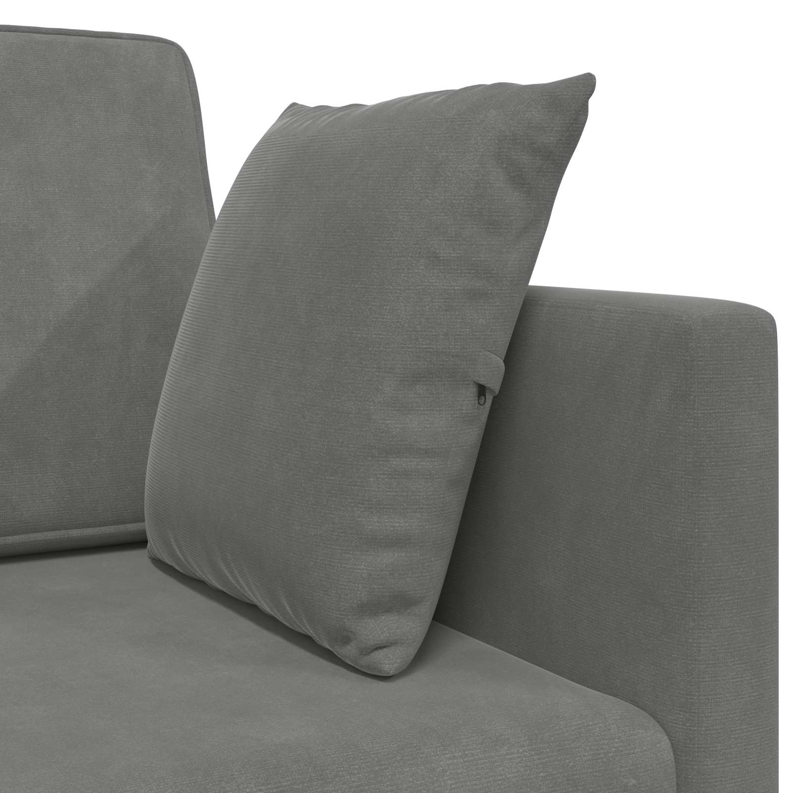 vidaXL Sofa podłogowa z funkcją spania Ciemnoszary 213 x 70 x 77 cm