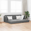 vidaXL Sofa podłogowa z funkcją spania Ciemnoszary 213 x 70 x 77 cm