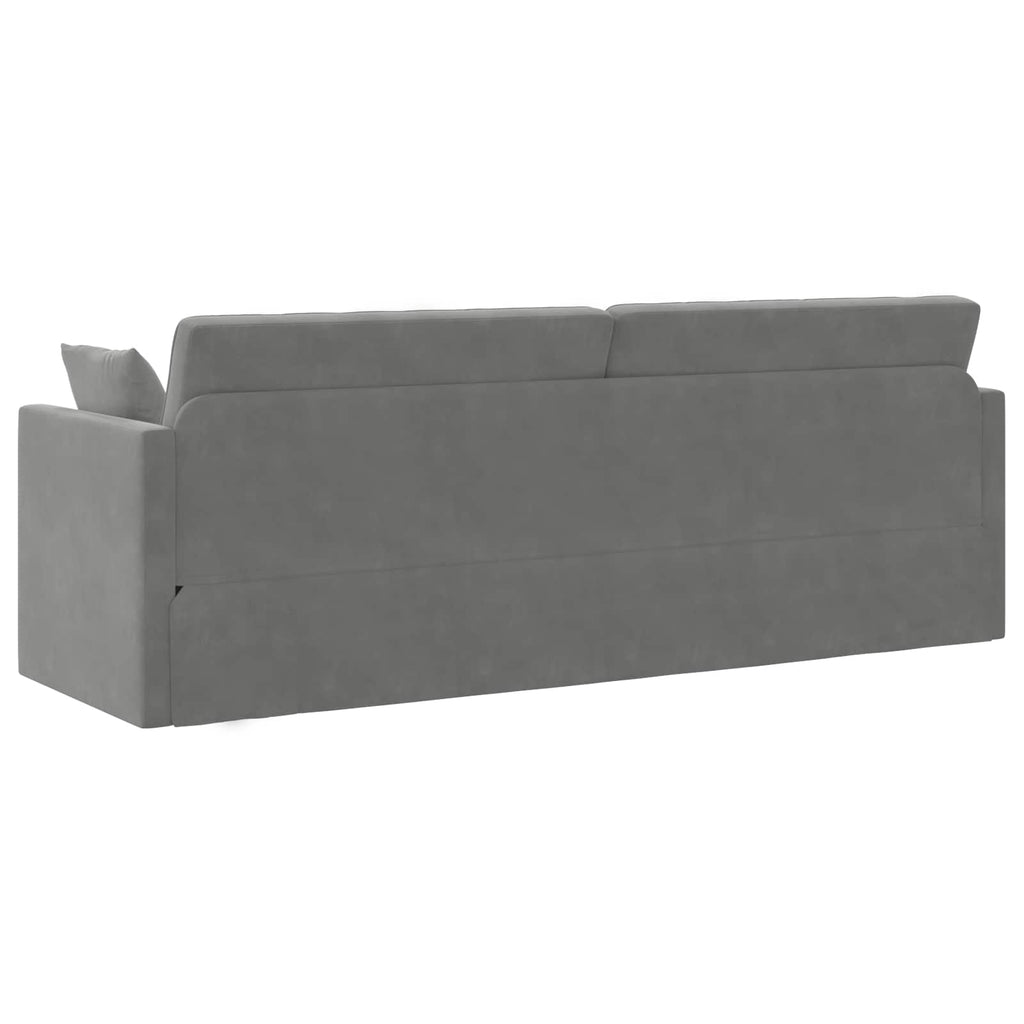 vidaXL Sofa podłogowa z funkcją spania Ciemnoszary 213 x 70 x 77 cm