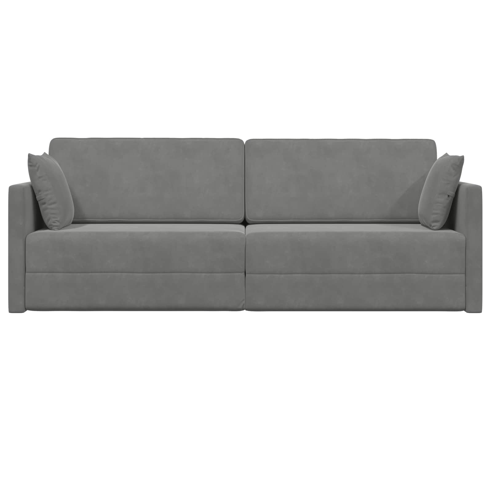 vidaXL Sofa podłogowa z funkcją spania Ciemnoszary 213 x 70 x 77 cm