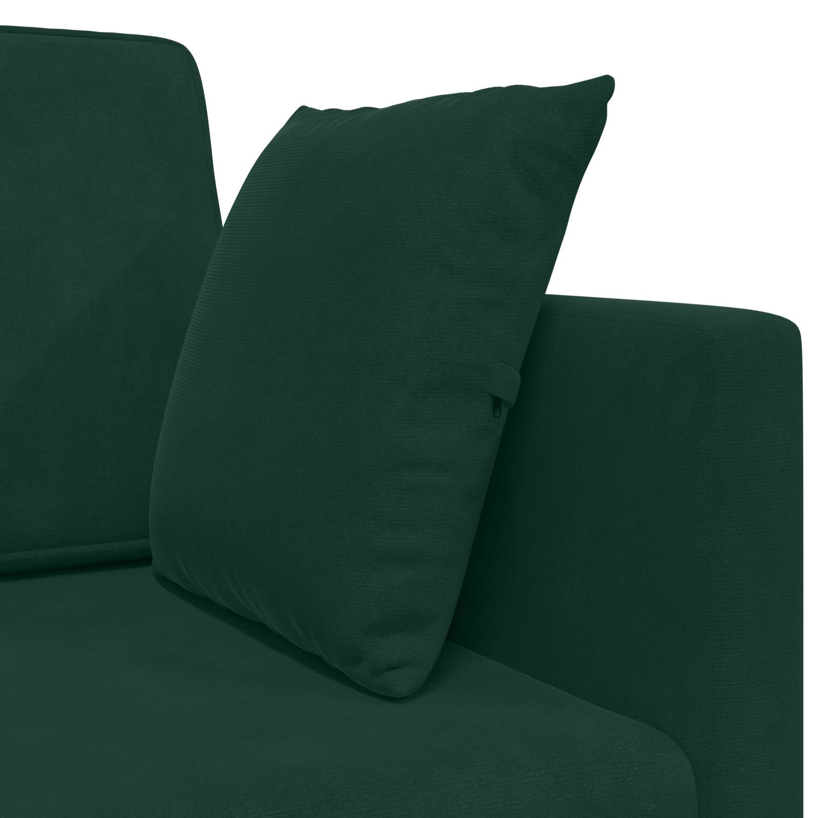 vidaXL Sofa podłogowa z funkcją spania Ciemna zieleń 213 x 70 x 77 cm
