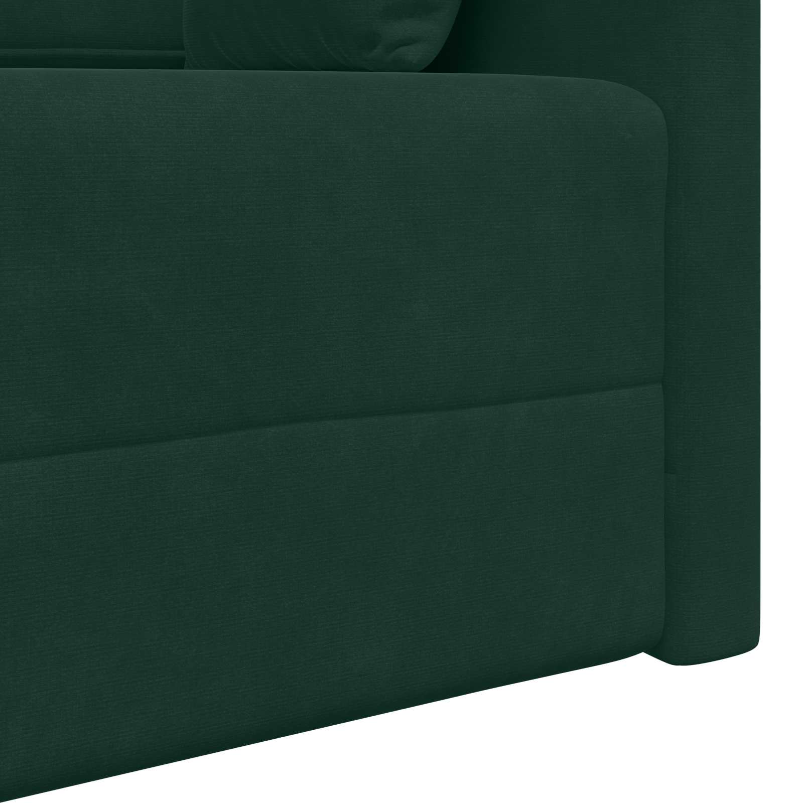 vidaXL Sofa podłogowa z funkcją spania Ciemna zieleń 213 x 70 x 77 cm
