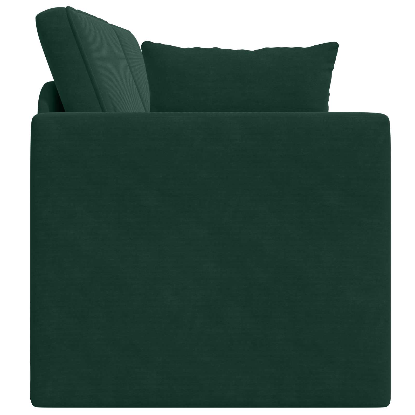 vidaXL Sofa podłogowa z funkcją spania Ciemna zieleń 213 x 70 x 77 cm