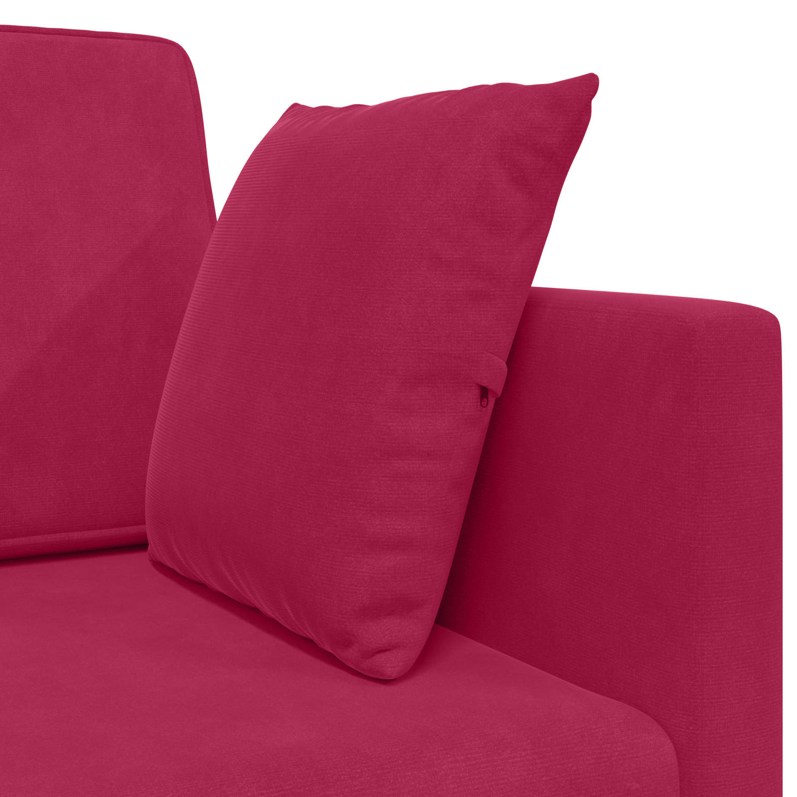 vidaXL Sofa podłogowa z funkcją spania Czerwone wino 213 x 70 x 77 cm